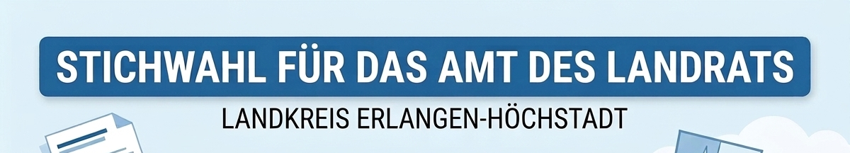Kommunalwahl 2026: Stichwahl-Termin Landrat 22.03.2026