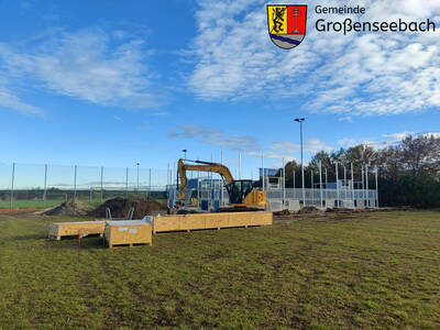 Multisport-Arena Großenseebach - Baustelle Stand 22.10.2023