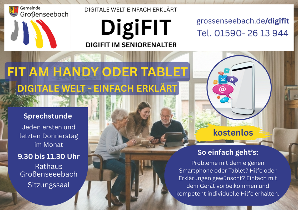 DigiFIT Großenseebach - Fit am Handy oder Tablet (Onlinepromo)