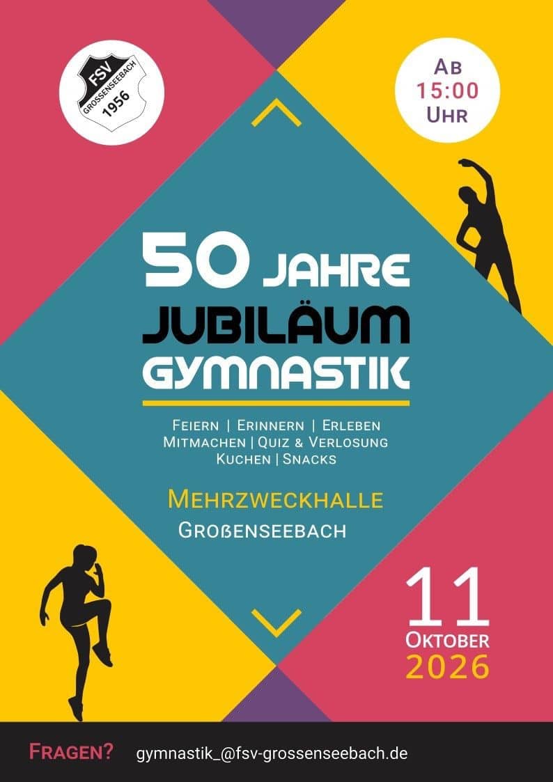 Jubiläum 50 Jahre Gymnastikabteilung FSV