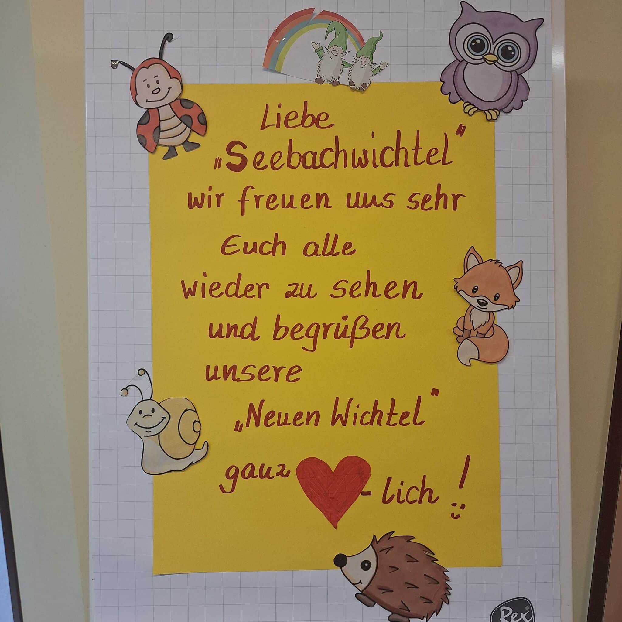 Herzlich Willkommen den neuen Seebachwichteln in diesem Kita-Jahr 2026/27.