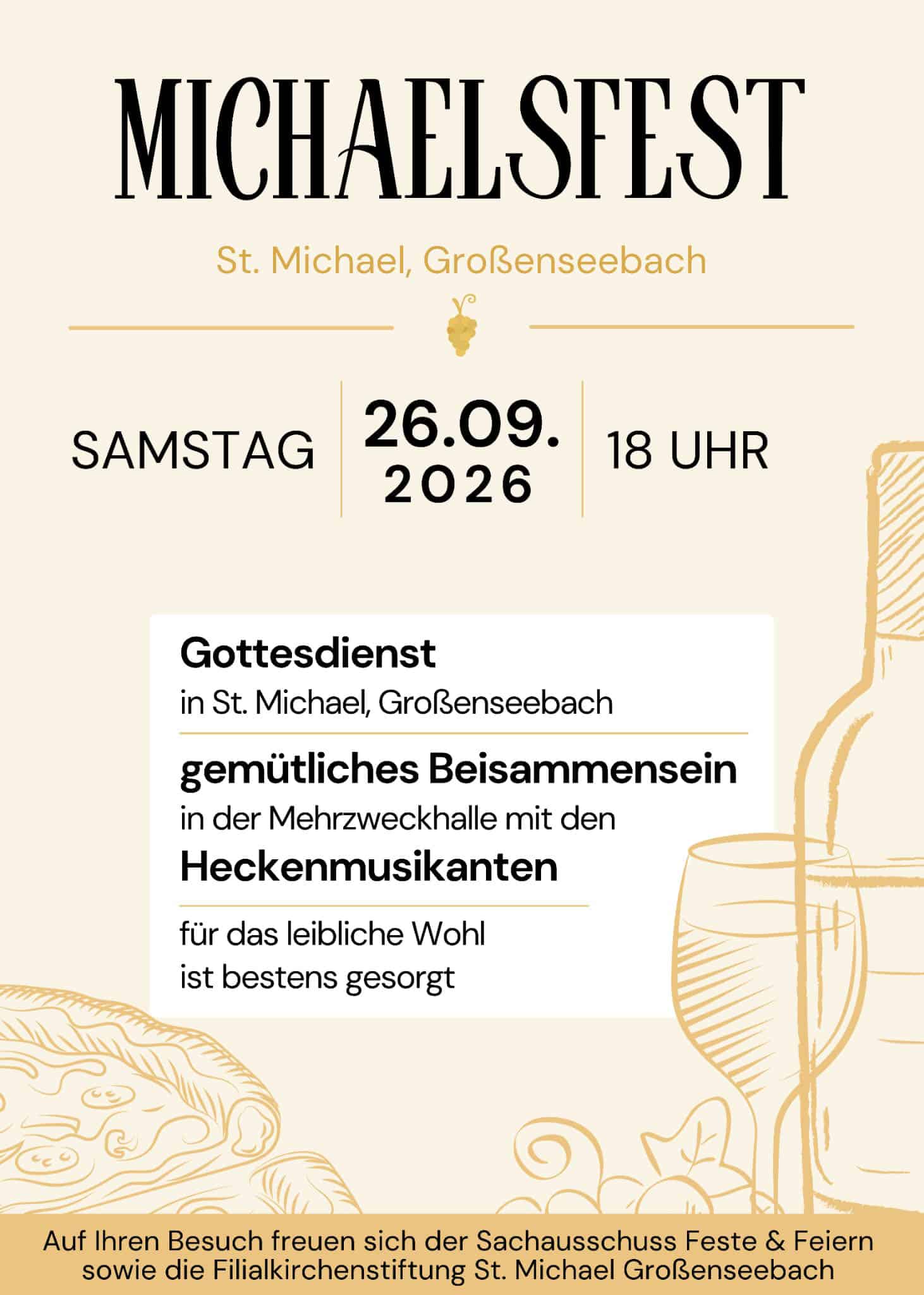 Michaelsfest Großenseebach 2026