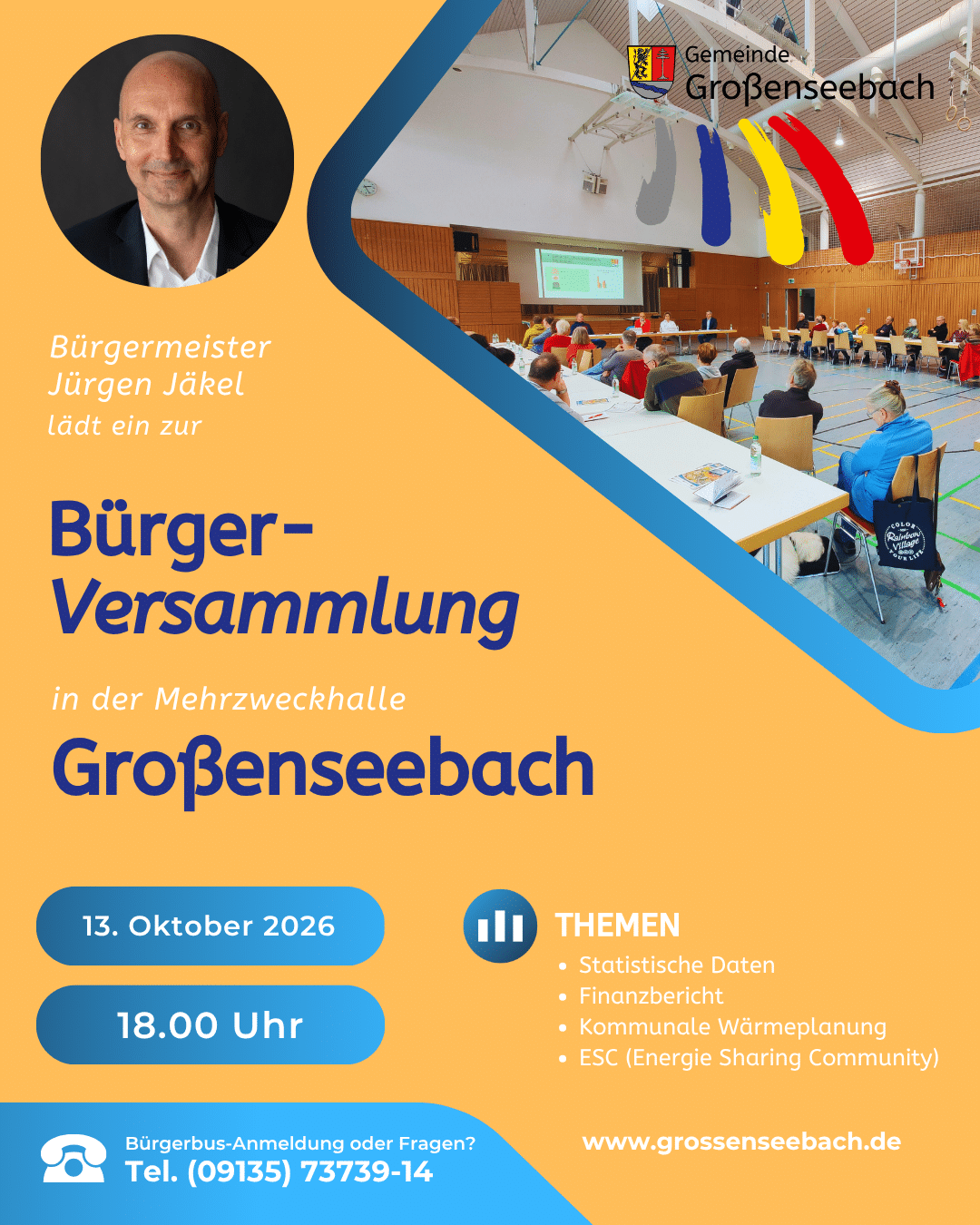 Einladung zur Bürgerversammlung Großenseebach 2026