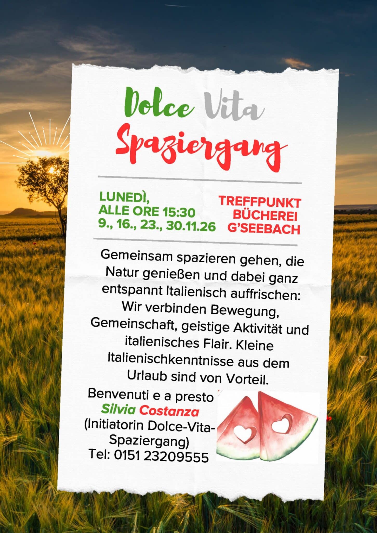 Dolce Vita Spaziergang November