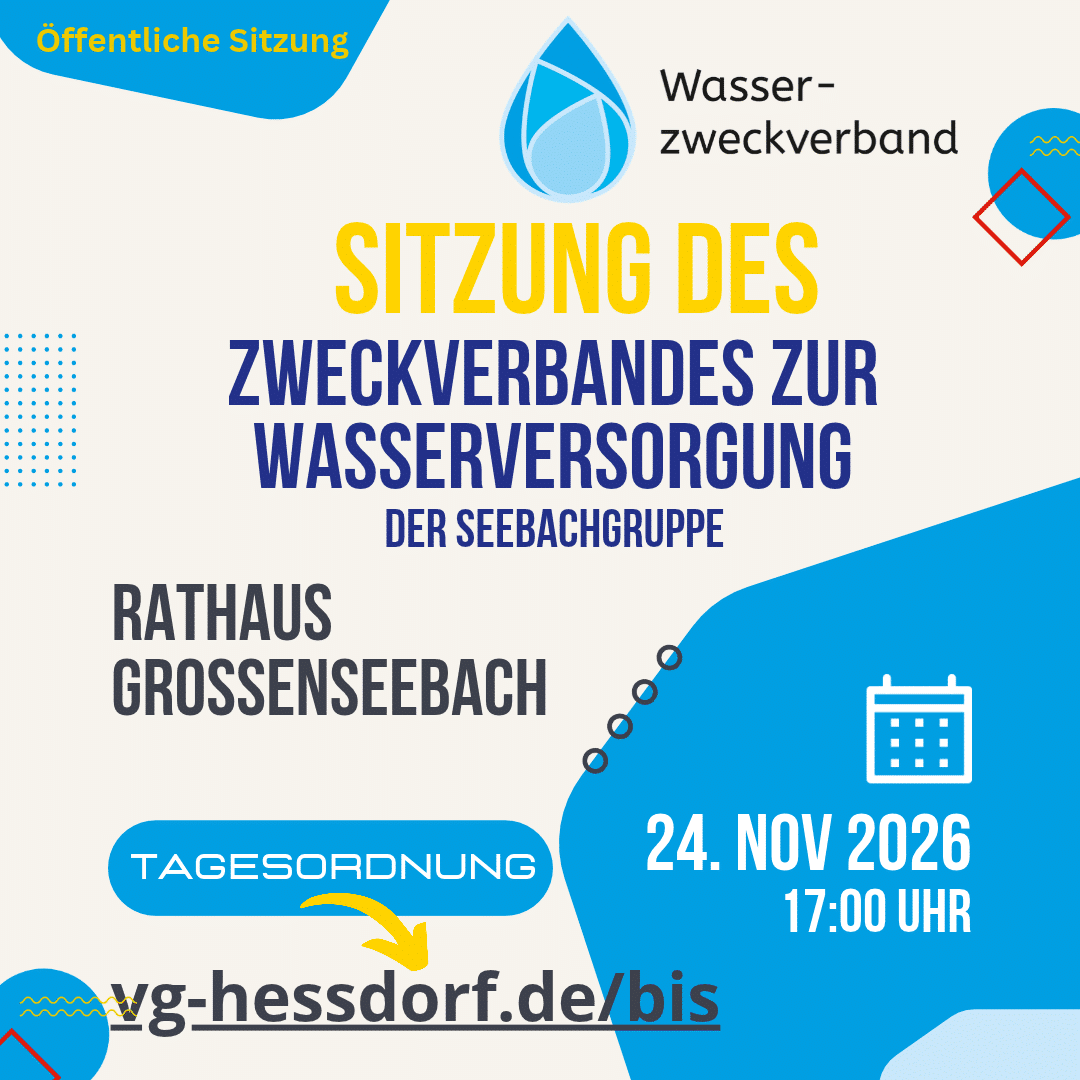 Sitzung Wasserzweckverband 24.11.2026