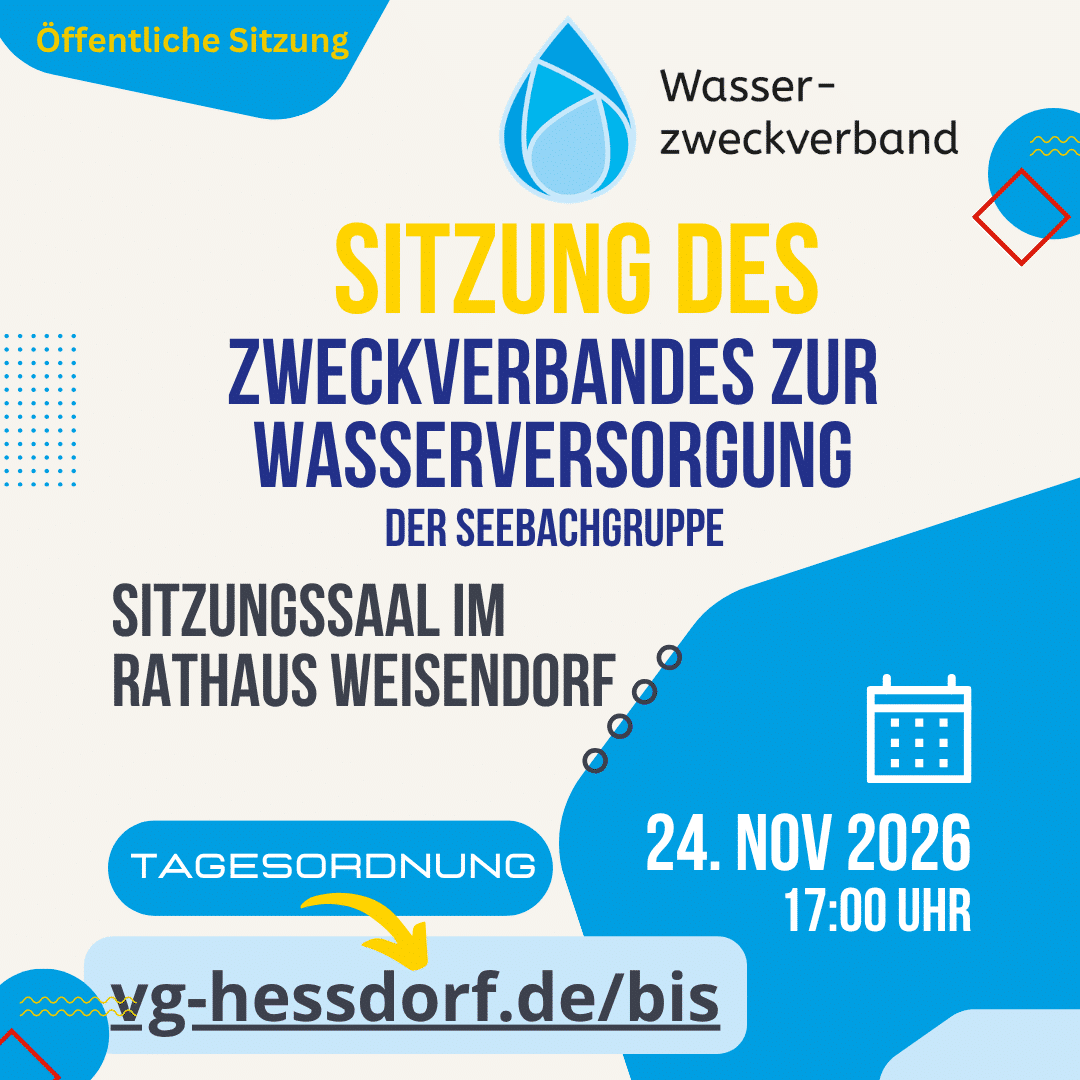 Sitzung Wasserzweckverband 24.11.2026